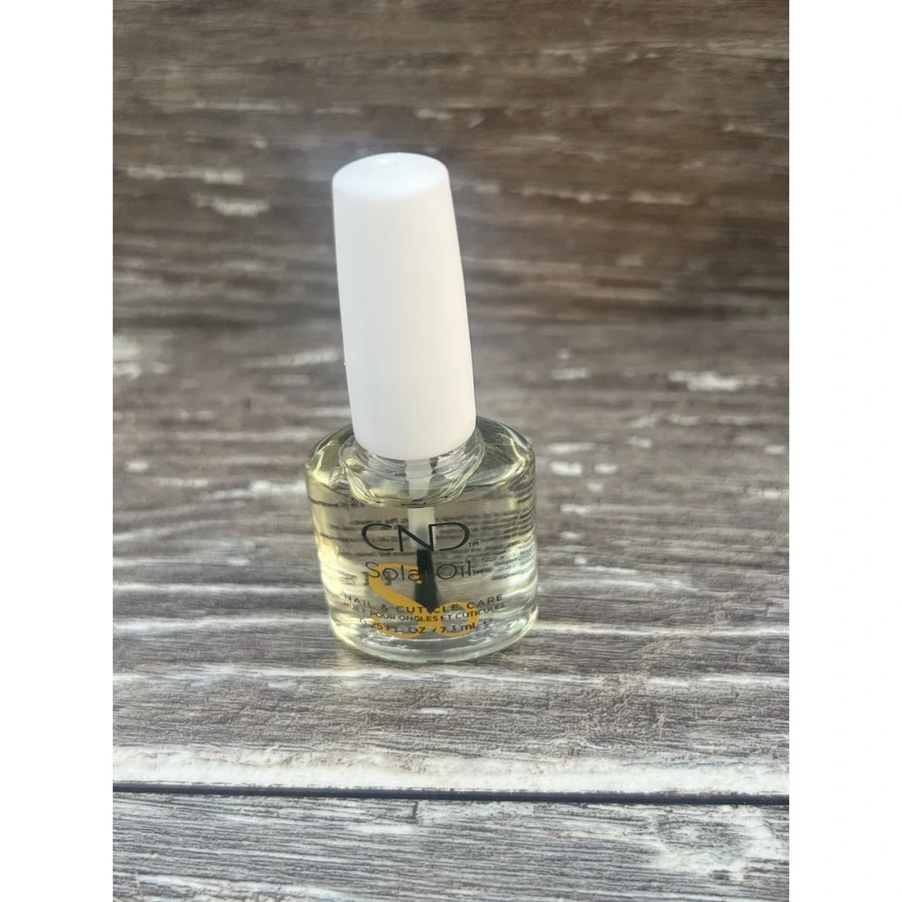 CND Solar Oil Nail Cuticle Care Conditioner 0.25 Fl Oz Travel Size Vitamin E New